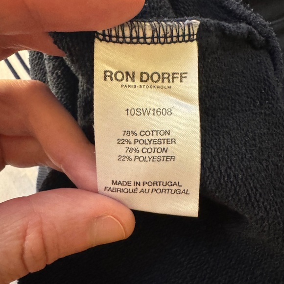 Navy Ron Dorff Men’s “DAD” Appliqué Sweatshirt - Picture 7 of 7
